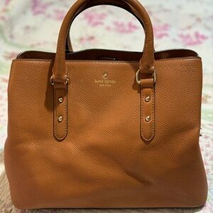 Kate Spade Tan Leather Satchel
